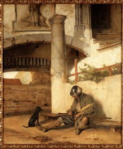 Śpiący wartownik autorstwa Carel Fabritius