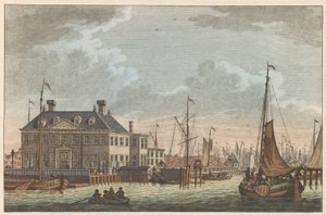 Widok Karczmy Nowe Miasto, ok. 1790 Nieuwe Stads-Herberg w Amsterdamie / Vue de L