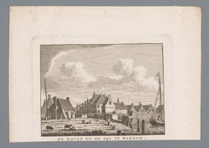 Haven en Zijl w Makkum Port i burta w Makkum (tytuł na obiekcie)