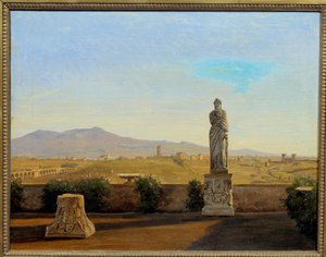 Panorama z Villi Mattei. Obraz Carla Christiana Constantina Hansena (1804-1880) autorstwa Carl Christian Constantin Hansen