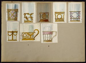 Wybór projektów, Dom Carla Faberge (ołówek i akwarela na papierze)