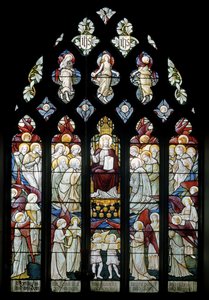Latchford, Christchurch, Shrigley & Hunt (1873-1982), Carl Almquist, Chrystus w chwale czczony przez anioły, 1887