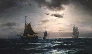 Wysyłka w Moonlit Waters autorstwa Carl Bille