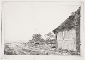 Dom i ogród nad morzem autorstwa Carl Bloch