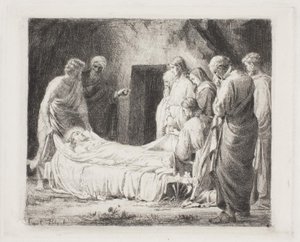 Złożenie do grobu Chrystusa autorstwa Carl Bloch