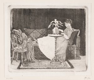 Pani czytająca autorstwa Carl Bloch