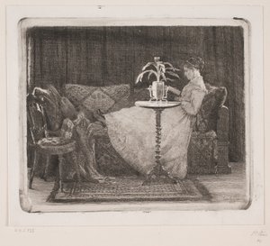 Pani czytająca autorstwa Carl Bloch