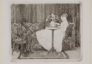 Pani czytająca autorstwa Carl Bloch