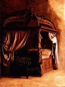 Królewskie łoże króla Danii Chrystiana IV (1577-1648)