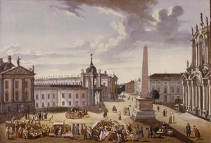 Widok ratusza, 1772 (zob. też 330437) autorstwa Carl Christian Baron