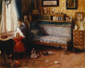 Matka pomagająca, 1892 autorstwa Carl Christian Ferdinand Wentorf