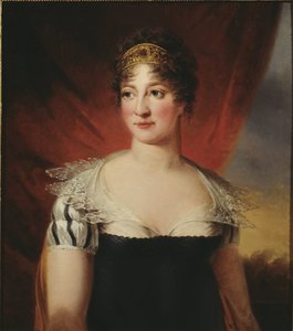 Hedwige Elisabeth Charlotte de Schleswig Holstein Gottorp, reine consort de Suede - Hedvig Elisabeth Charlotte of Holstein-Gottorp (1759-1818), królowa Szwecji, po Bredzie, Carl Frederik von (1759-1818). olej na płótnie