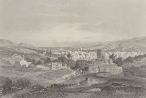 Rzeki Damaszku autorstwa Carl Friedrich Heinrich Werner