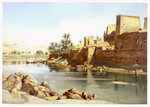 Świątynia Izydy w Philae, 1870