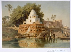 Grób Szejka Ababdy w Minya, Środkowy Egipt, 1871