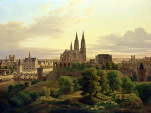 Średniowieczne miasto w 1830, 1830