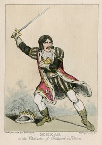 Pan Edmund Kean w postaci Ryszarda Trzeciego autorstwa Carl Georg Adolph Hasenpflug
