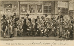 Klub Daffy; lub Musical Muster Fancy autorstwa Carl Georg Adolph Hasenpflug