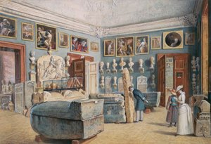 Sala z Mitrami i egipskimi sarkofagami