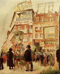 Berlin, Potsdamer Platz autorstwa Carl Grossberg