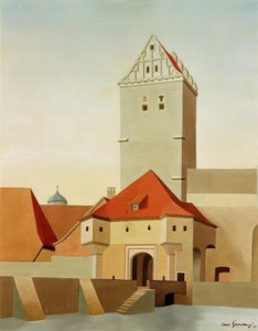 Dinkelsbühl – Rothenburger Tor autorstwa Carl Grossberg