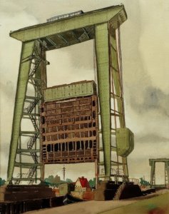Zamek, Friedrichsfeld autorstwa Carl Grossberg