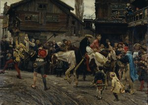 Ignoranckie wejście Pedera Sunnanvadera i Mistrza Knuta do Sztokholmu w 1526 roku, 1879
