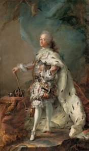 Portret Fryderyka V w szacie namaszczenia autorstwa Carl Gustaf Pilo
