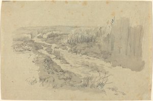Ścieżka przez pola w pobliżu Lipska autorstwa Carl Gustav Carus