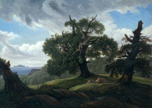 Dęby nad morzem. 1835