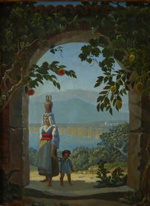 Wspomnienie Sorrento autorstwa Carl Gustav Carus
