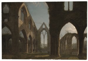 Opactwo Tintern (olej na płótnie) autorstwa Carl Gustav Carus