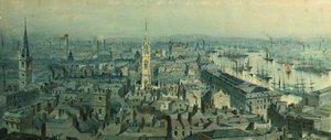 Widok Londynu z pomnika patrzącego na wschód, 1848