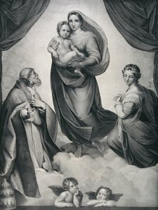 Madonna Sykstyńska autorstwa Carl Heindel