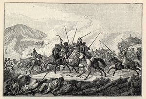 Schwytanie generała Vandamme w bitwie pod Kulm 30 sierpnia 1813 r. autorstwa Carl Heinrich Rahl