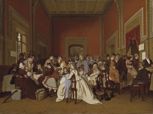 Poczekalnia drugiej klasy, ok. 1865 r. autorstwa Carl Hendrik d Unker