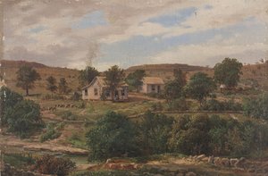 Klappenbach Ranch w pobliżu Johnson City w Teksasie autorstwa Carl Hermann Frederick Lungkwitz