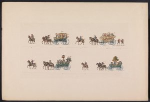 Optocht bij het huwelijk van Prinses Sophie, 1842 (plaat 5) Wspomnienia turyńskiego chłopskiego ślubu, wykonanego z okazji szczęśliwego przybycia dziedzicznego wielkiego księcia Karola Aleksandra Saksonii Weimar-Eisenach z dziedziczną księżną Zofią autorstwa Carl Hess