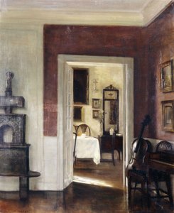 Wnętrze z wiolonczelą autorstwa Carl Holsoe
