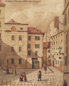 Dom Fundacji Knaffelsche przy Jacobergasse nr 807 w Wiedniu autorstwa Carl L. Wiesböck