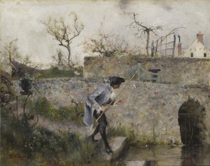 Ugryzienie, 1885 autorstwa Carl Larsson