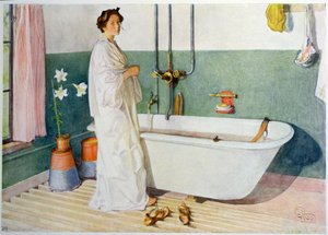 Scena łazienkowa - Lisbeth, pub. w „Last Licht Hinten” (Wpuśćmy więcej światła) 1909