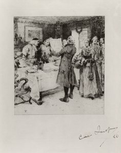 „Wesołe święto”. Ilustracja do wiersza Anny Marii Lenngren. Stan I autorstwa Carl Larsson