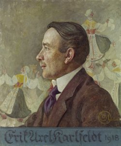 Erik Axel Karlfeldt, 1918 autorstwa Carl Larsson