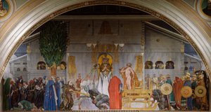 Midvinterblot Ofiara w środku zimy, 1914-1915 autorstwa Carl Larsson