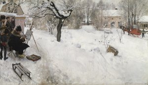Malarz plenerowy autorstwa Carl Larsson