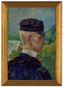 Portret chłopca. Studium do porannych modlitw autorstwa Carl Larsson