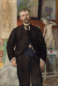 Portret architekta Jaca Ahrenberga autorstwa Carl Larsson