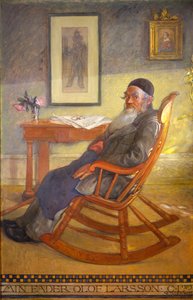 Portret ojca artysty autorstwa Carl Larsson