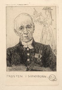 Pastor (Petterson) w Sundborn autorstwa Carl Larsson